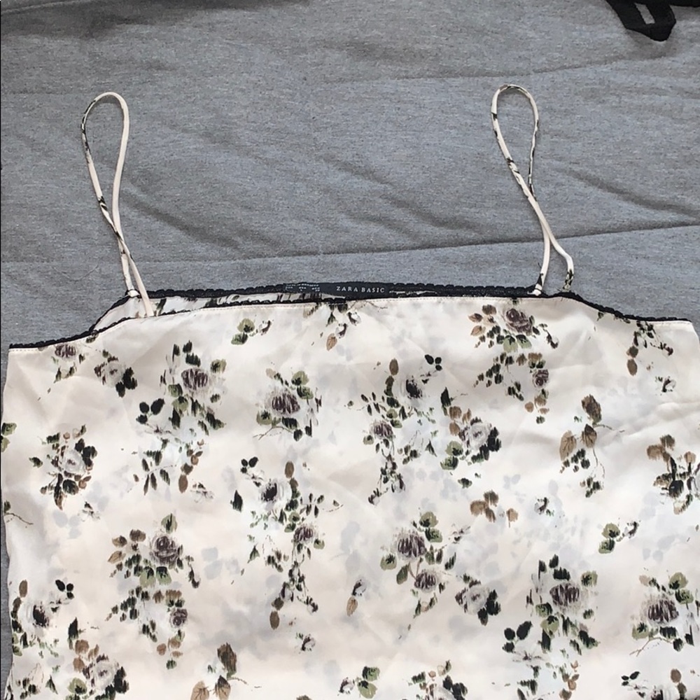 ZARA floral cami